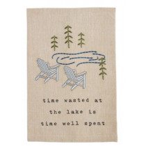 Hand Towel - Lake Embroidered, Time Wasted