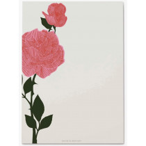 Snow & Graham  Notepad - Rose