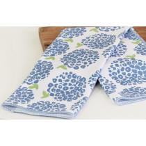 Dish Towel - Microfiber, Blue Hydrangea 