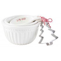 Winter Measuring Cups & Cookie Cutter Set