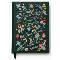 Rifle Paper - Embroidered Journal - There are Always Flowers