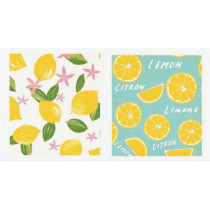 Blu Dish Cloth (Set of 2) - Limone 
