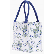 Tote Bag - Reusable Cotton Gift Bag Tote, Blueberry