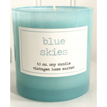 Vintages Home Market - Blue Skies  Candle,  Limited Edition