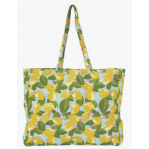 Tote Bag - Shopper Blu, Lemon Blossoms