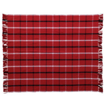  Throw, Red, Black & White