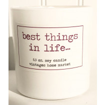 Vintages Home Market - Best Things in Life… Candle