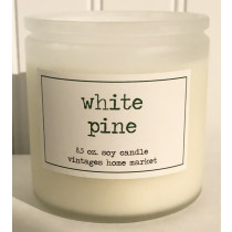 Vintages Home Market - White Pine  Candle
