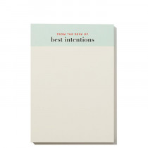 Snow & Graham Notepad - From the desk of Best Intentions