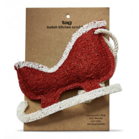Sponge - Kitchen Scrubber, Holiday Sleigh
