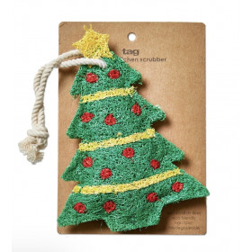 Sponge - Kitchen Scrubber, Holiday Tree