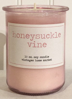 Vintages Home Market - Honeysuckle Vine   Candle,  Limited Edition