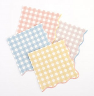 Paper Napkins - Gingham (Assorted)