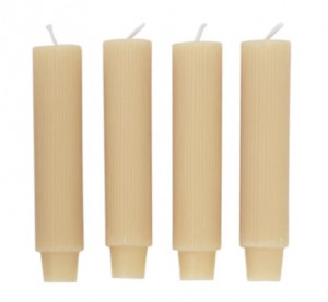 Tapers - Short, Ivory (Set of 4)