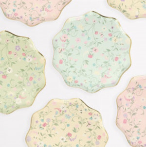 Paper Plates - Laduree Paris Floral (Assorted)