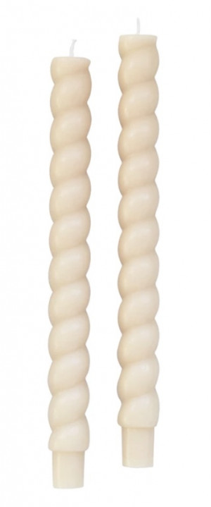 Tapers - Rope, Ivory (Pair)