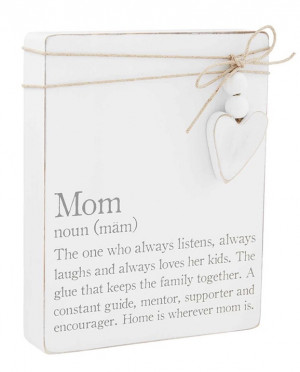 Plaque - Mom