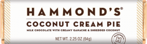 Hammonds' Chocolate Bar - Coconut Cream