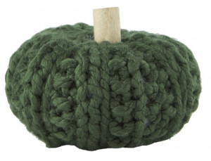 Pumpkin - Crochet Small, Green (4.5”)
