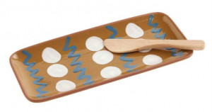Platter - Dot Tray Set, Mustard