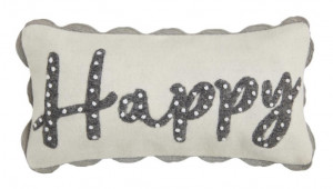 Pillow Small Felt - Happy