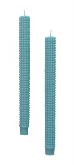 Tapers - Hobnail Turquoise (Pair)