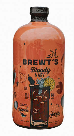 Cocktail Mixer, Brewt - All Natural, Premium Bloody Mary Mixer