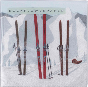 Paper Napkins - Skiing