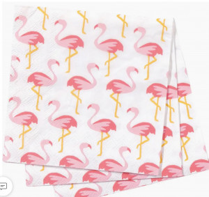 Paper Napkins - Flamingos