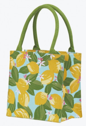 Tote Bag - Reusable Cotton Gift Bag Tote, Lemon