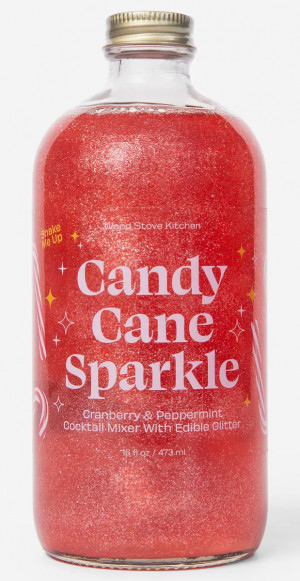 Cocktail Mixer, Wood Stove Kitchen - Candy Cane Sparkle