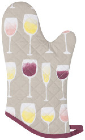 Potholder - Wine Tasting (Oven Mitt)