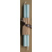 Light Blue Traditional Tapers