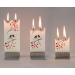 Flat Candles Burning