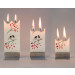 Flat Candle Burn