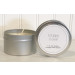 Vintages Home Market - Happy Home Candle, Tin