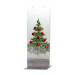 Flat Candle - Christmas Tree with Snow