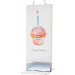 Flat Candle - Happy Birthday Cupcake