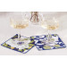 Microfiber Cocktail Napkins (Set of 8) - Anemone