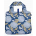 Tote Bag - Blu, Chrysanthemum & Bird