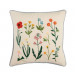 Pillow - Botanic Embroidered Pillow, Square