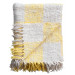 Throw, Buffalo Check Cotton, Yellow and White