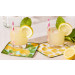 Microfiber Cocktail Napkins (Set of 8) - Lemons